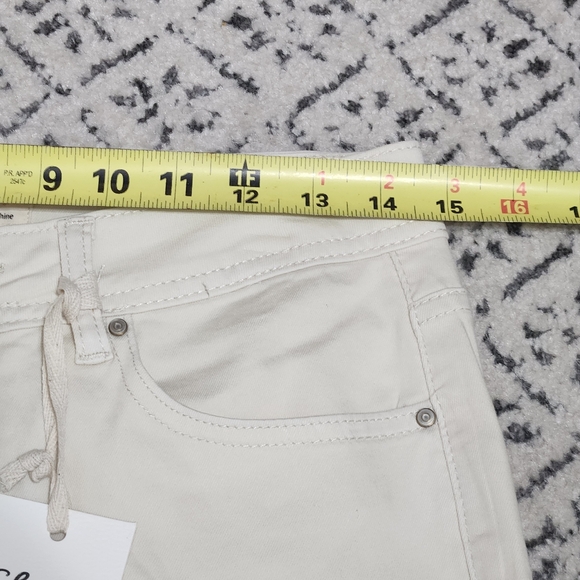 NWT Charlie B Fringe Cream Jeans Boho Western Coastal Cowgirl Country Chic 28/8 - Picture 13 of 16